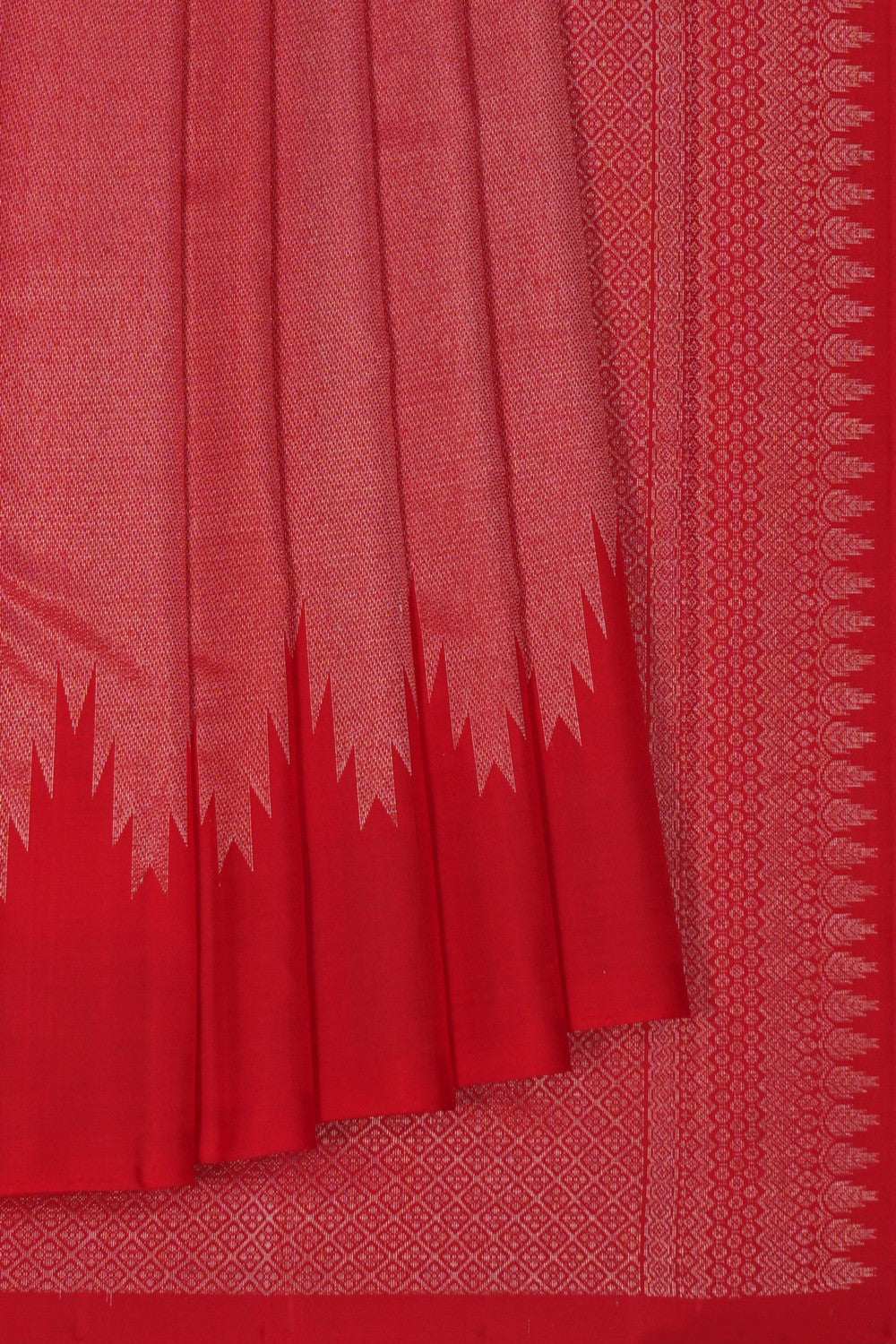 Image of South Silk Red Saree