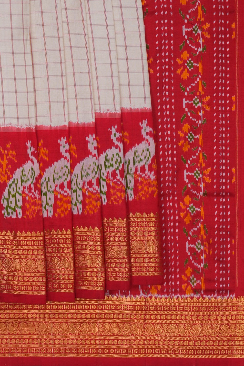 Image of Pochampally Rangkat Technique Ikat Saree