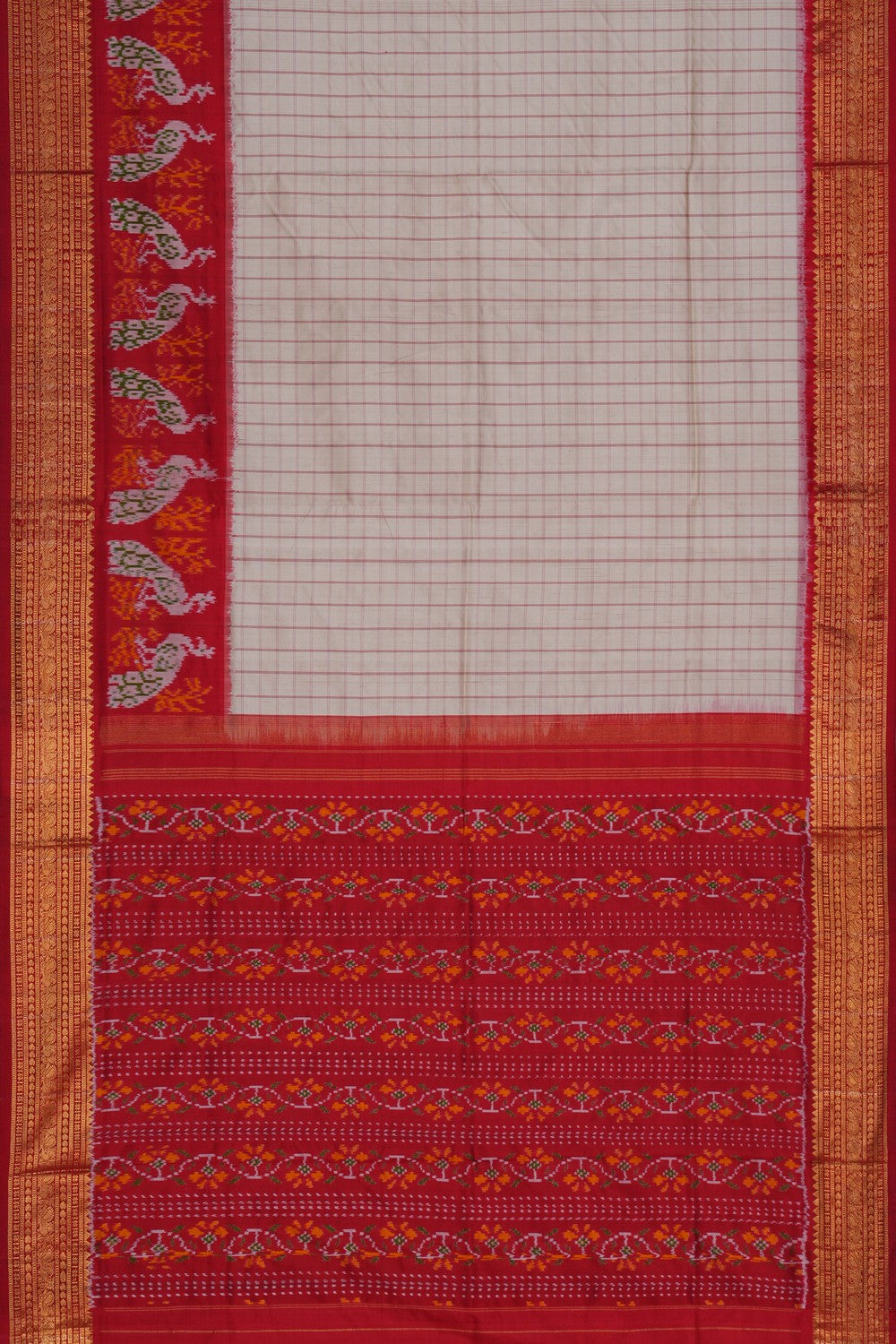 Image of Pochampally Rangkat Technique Ikat Saree