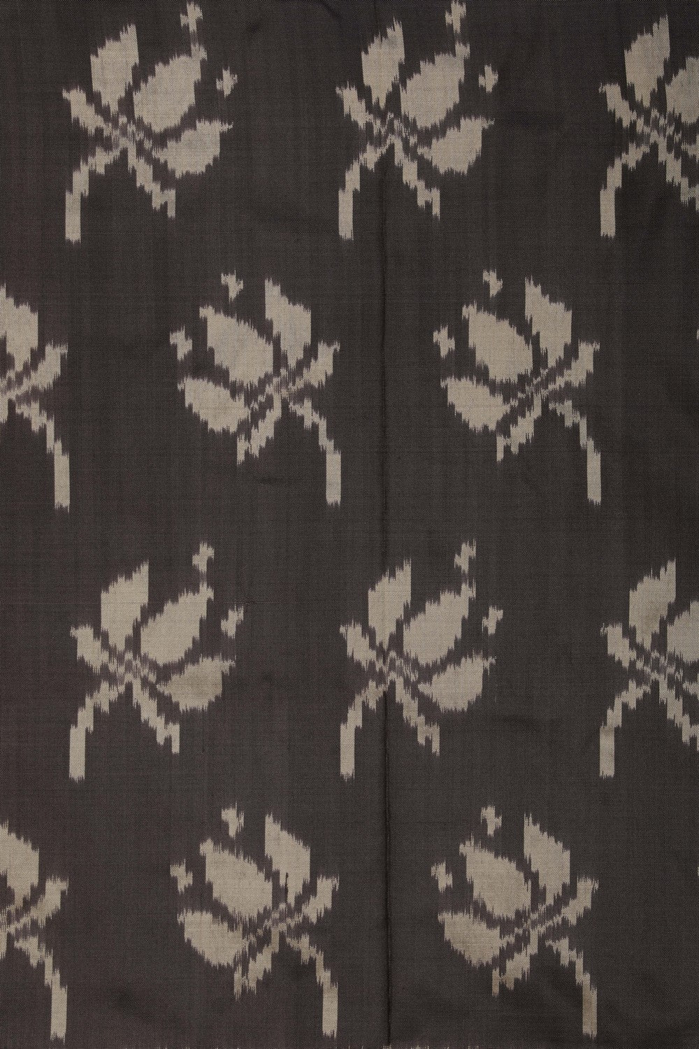 Image of Pochampally Silk Grey Saree