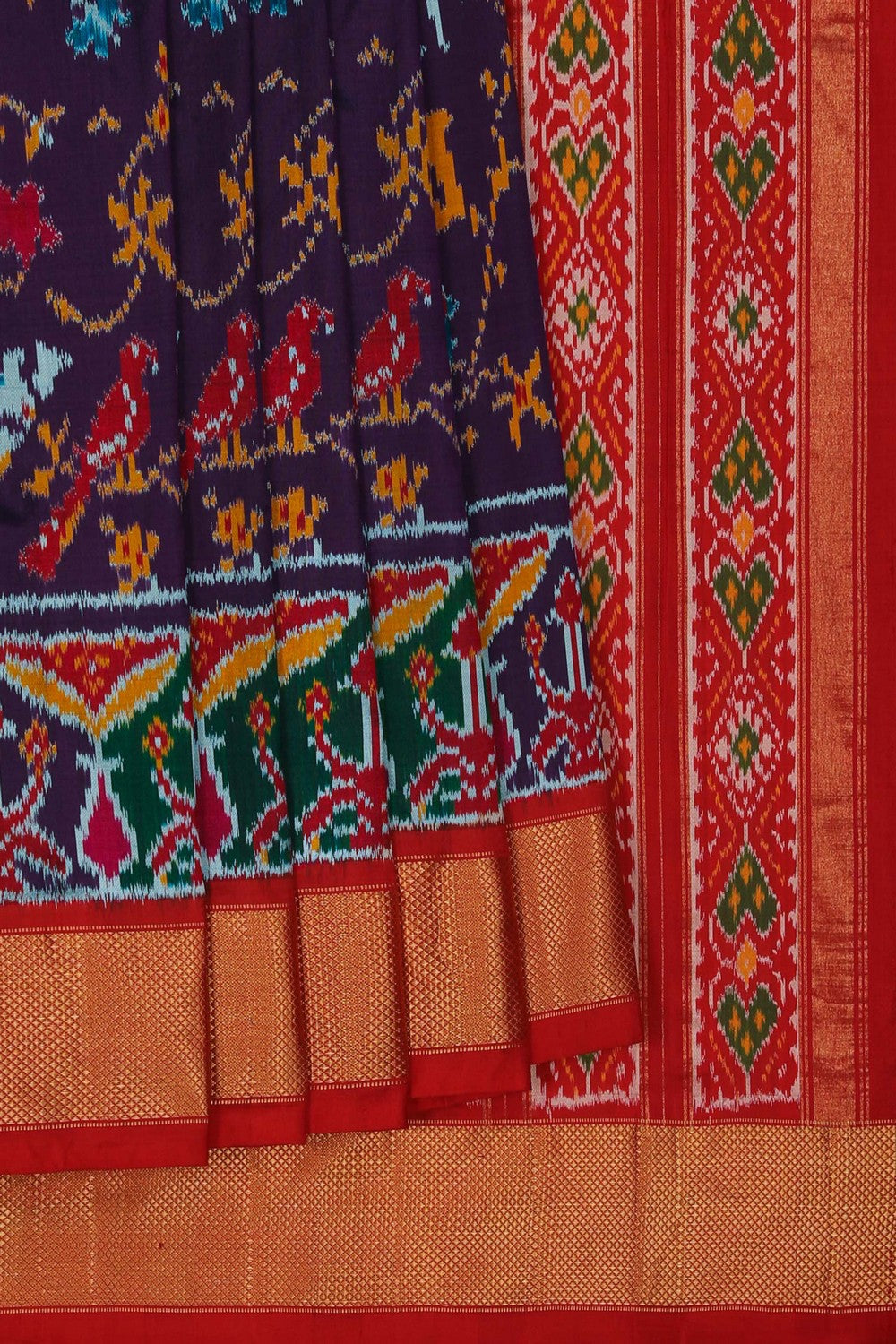 Image of Pochampally Rangkat Technique Ikat Saree