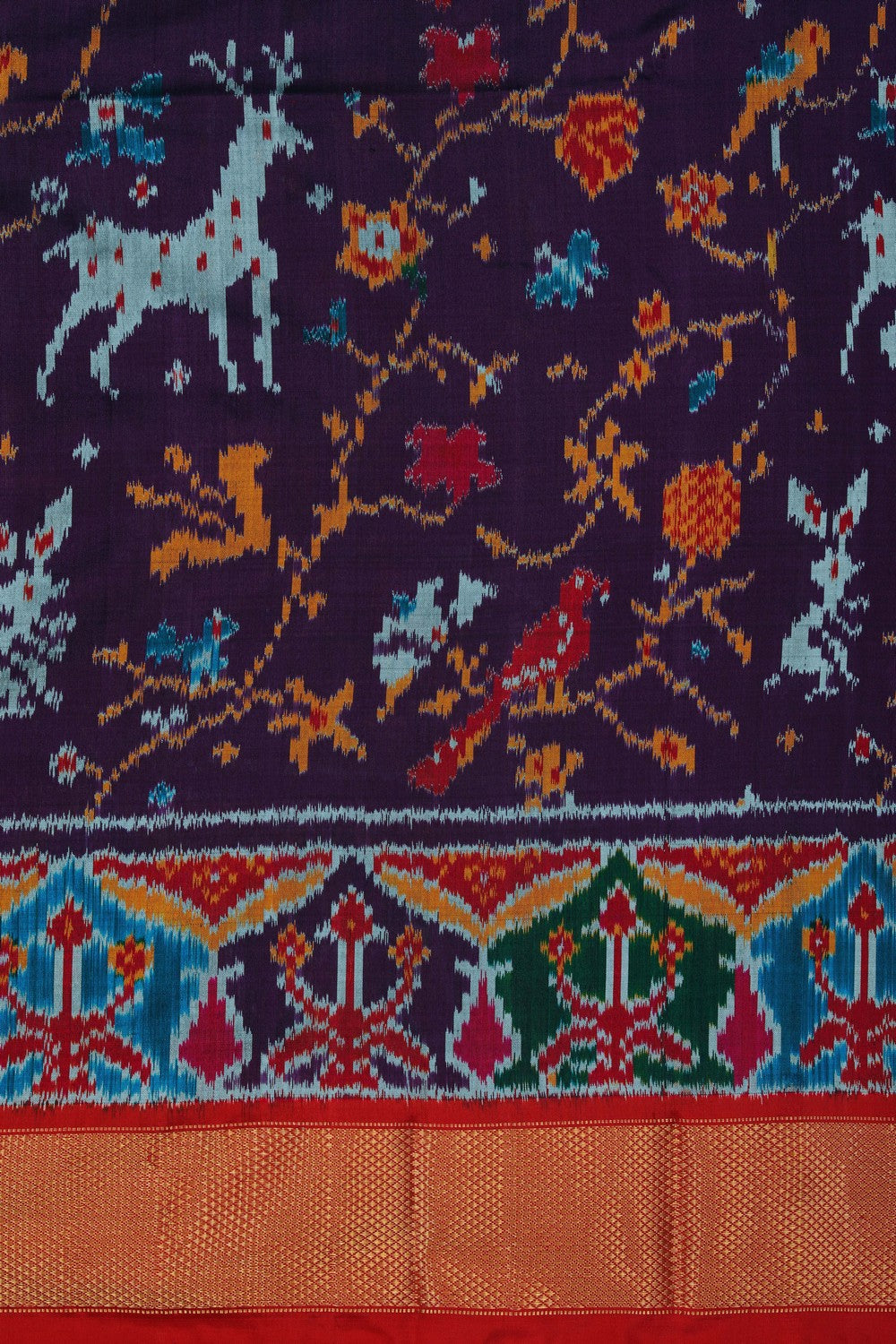 Image of Pochampally Rangkat Technique Ikat Saree