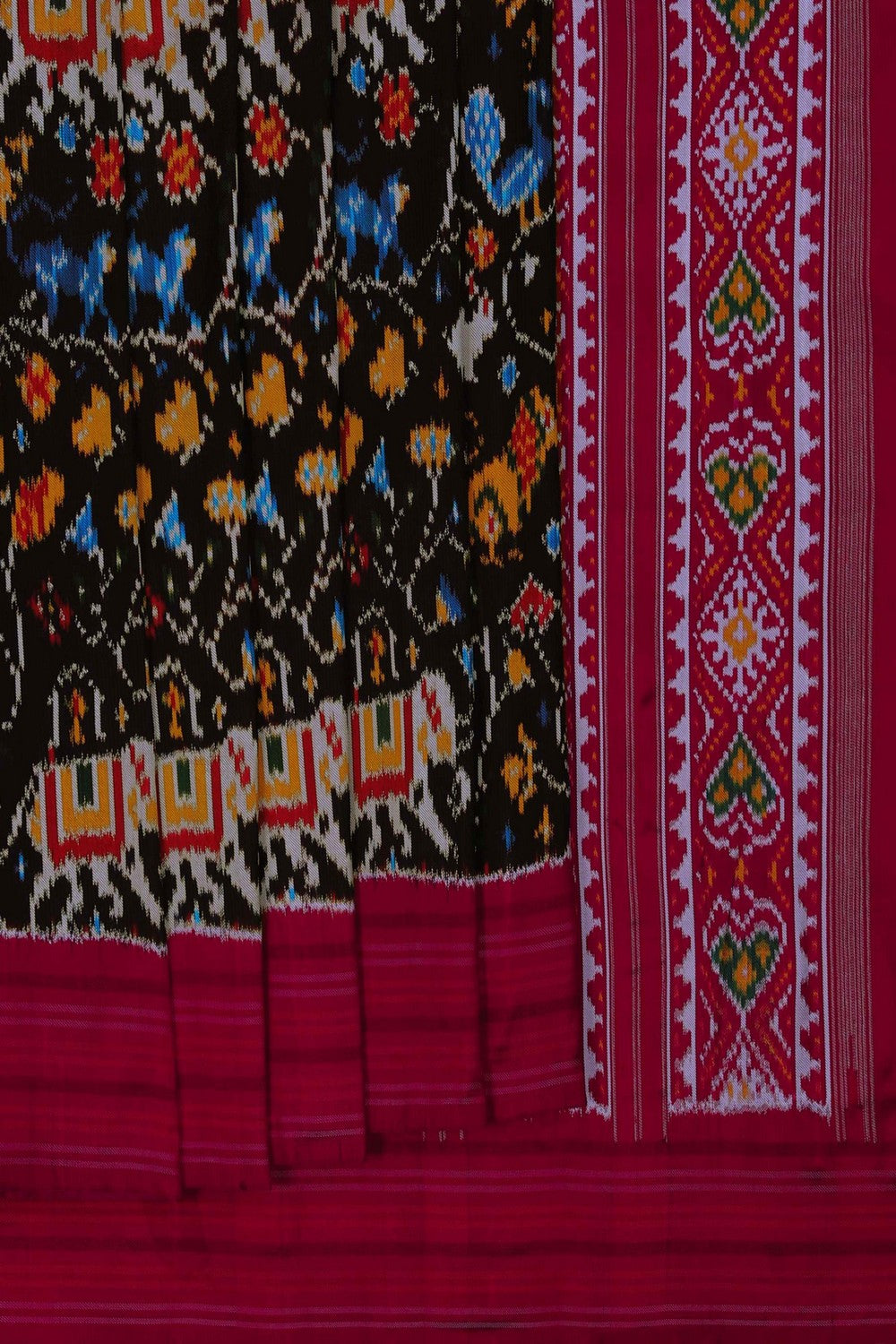 Image of Pochampally Rangkat Technique Ikat Saree