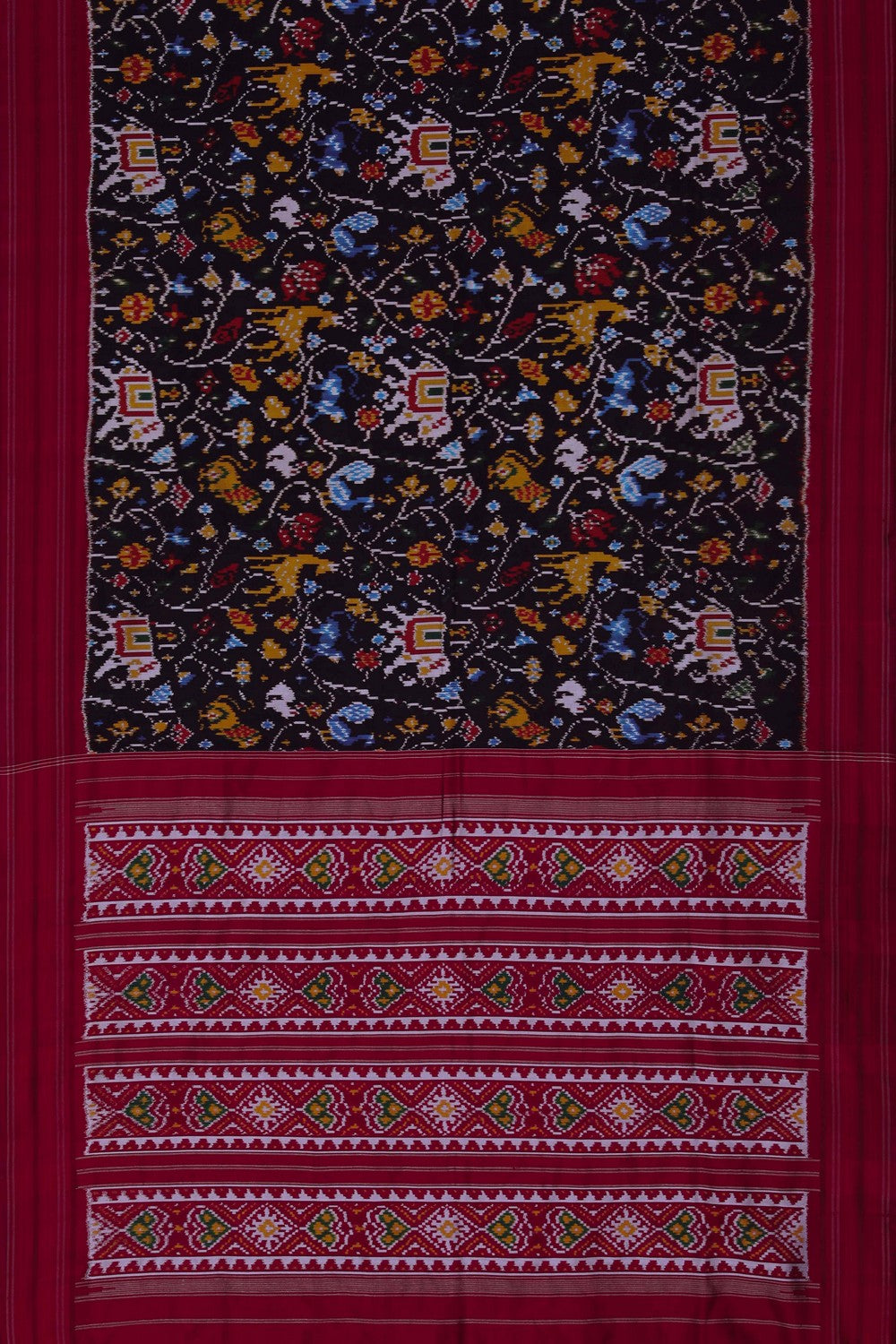 Image of Pochampally Rangkat Technique Ikat Saree