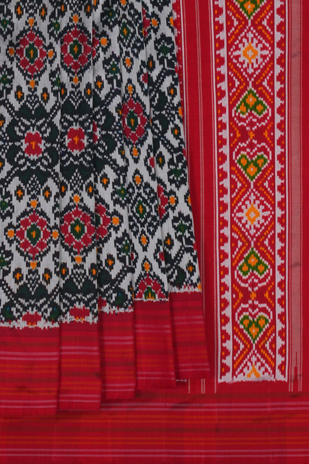 Image of Pochampally Rangkat Technique Ikat Saree