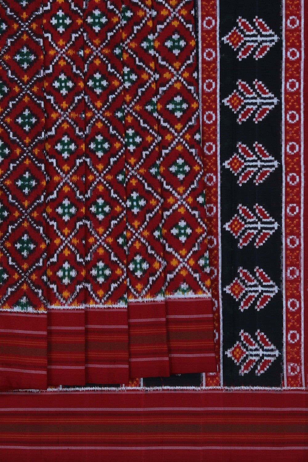 Image of Pochampally Rangkat Technique Ikat Saree