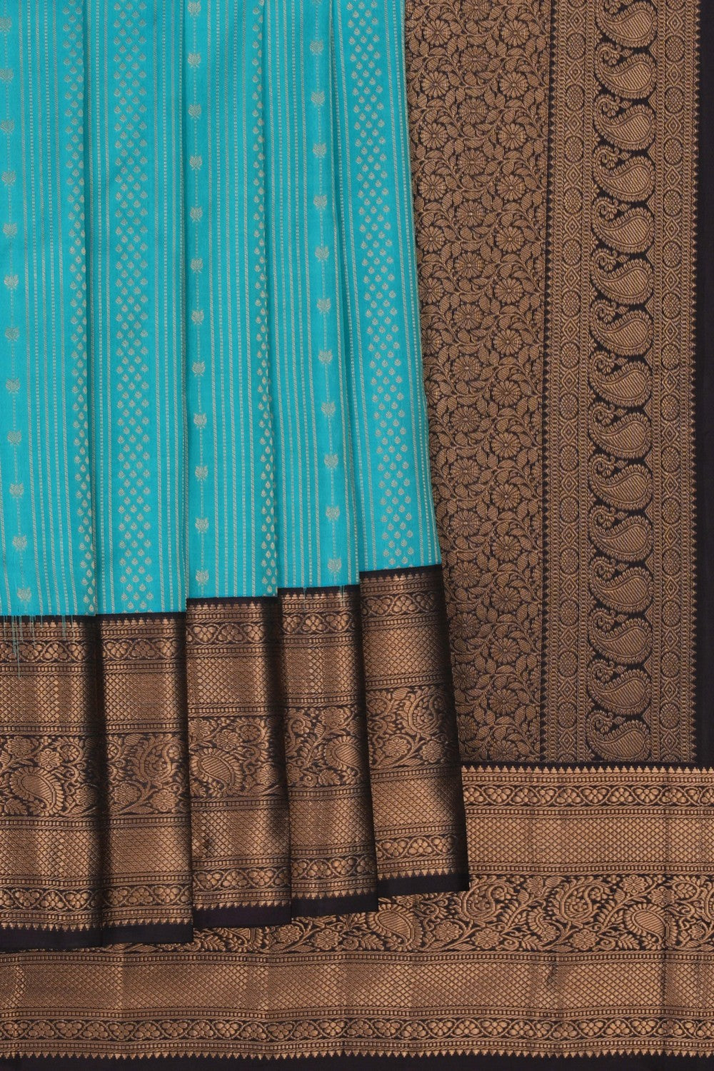 Image of South Silk Blue Saree