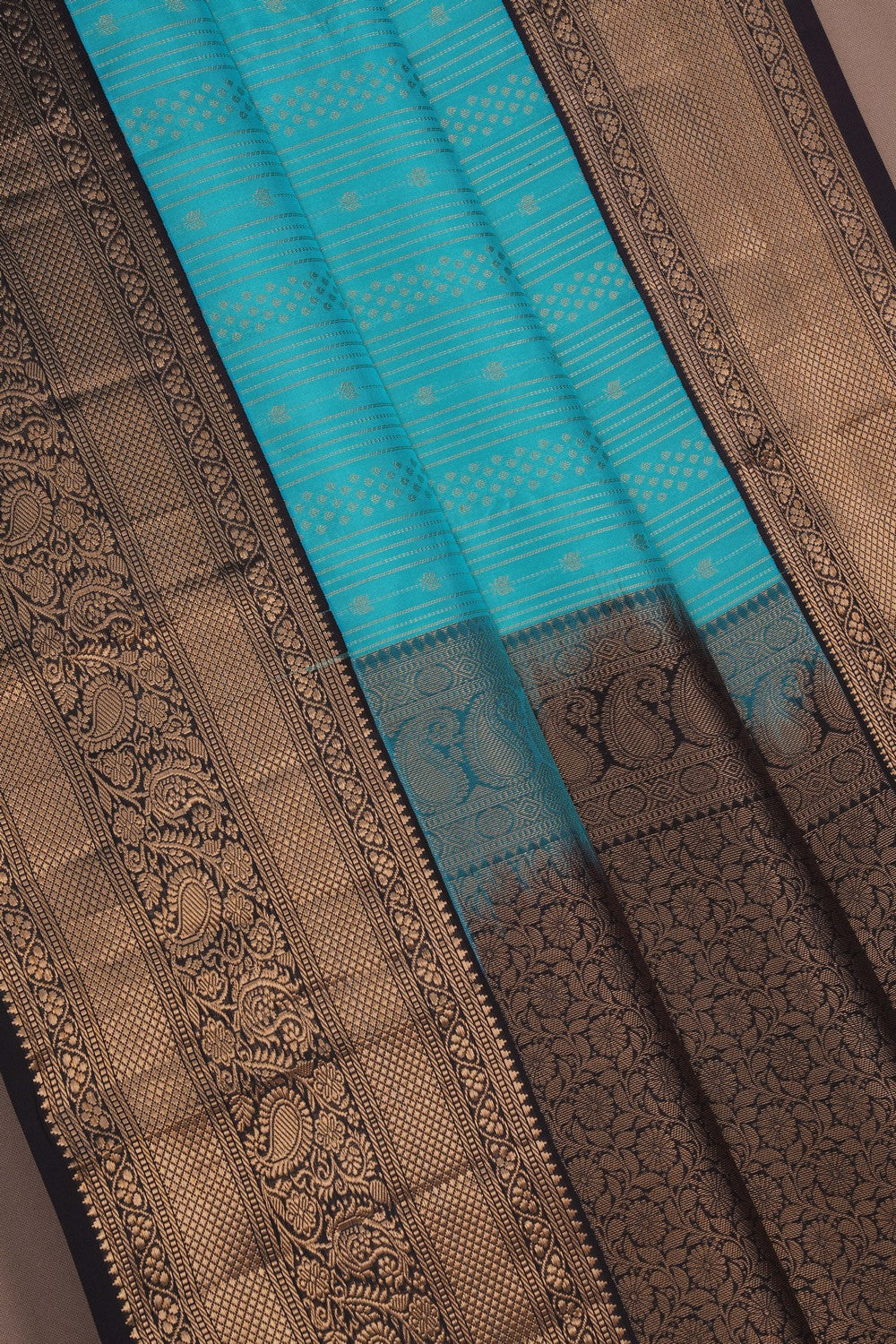 Image of South Silk Blue Saree