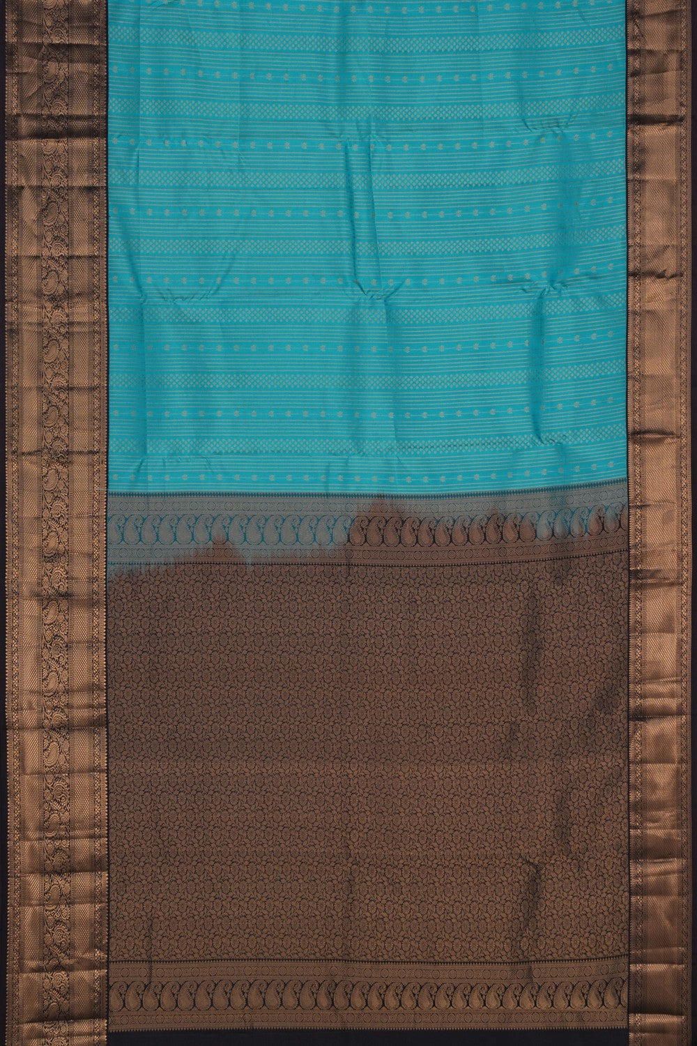 Image of South Silk Blue Saree