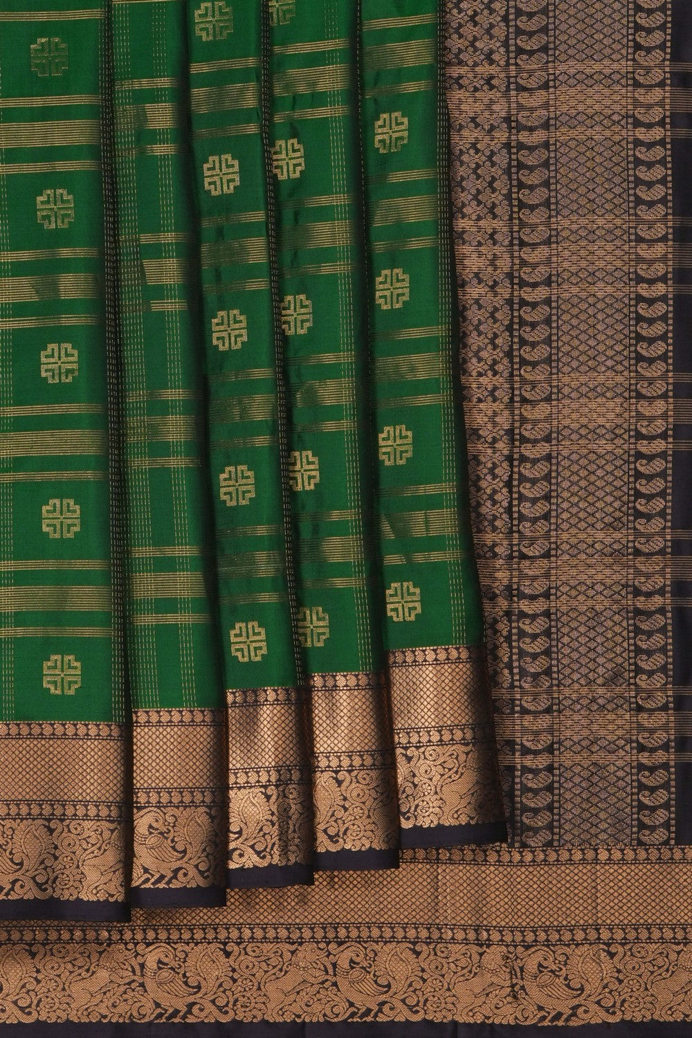Image of South Silk Green Saree