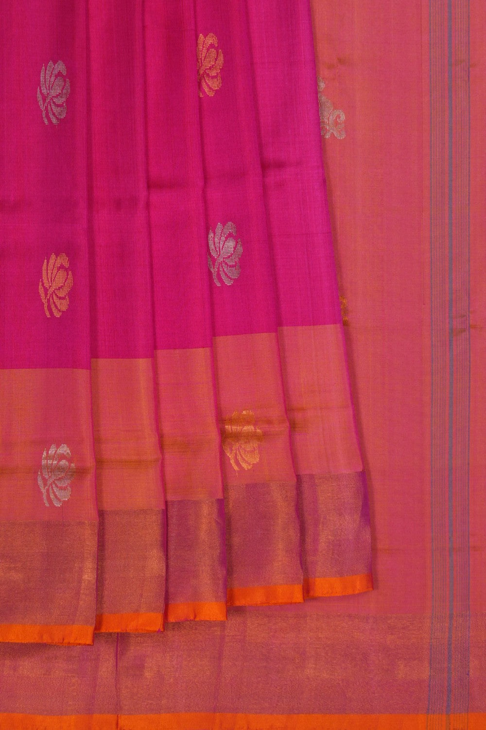 Image of Uppada Silk Pink Saree