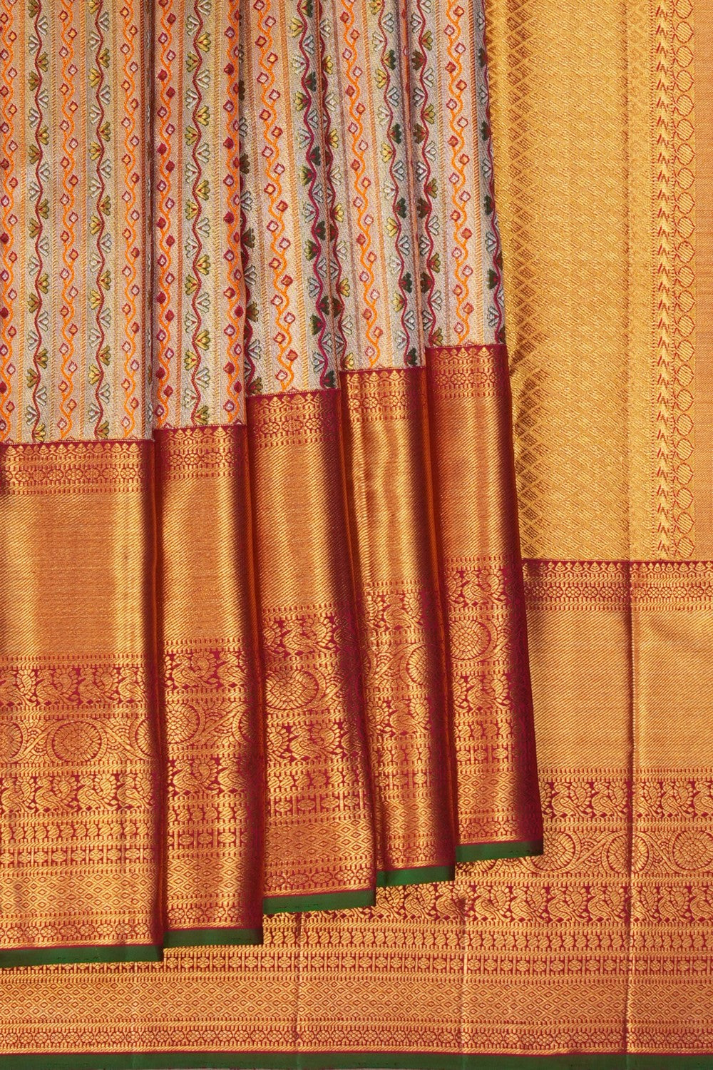 Image of Kanchipattu Tissue Brocade Saree