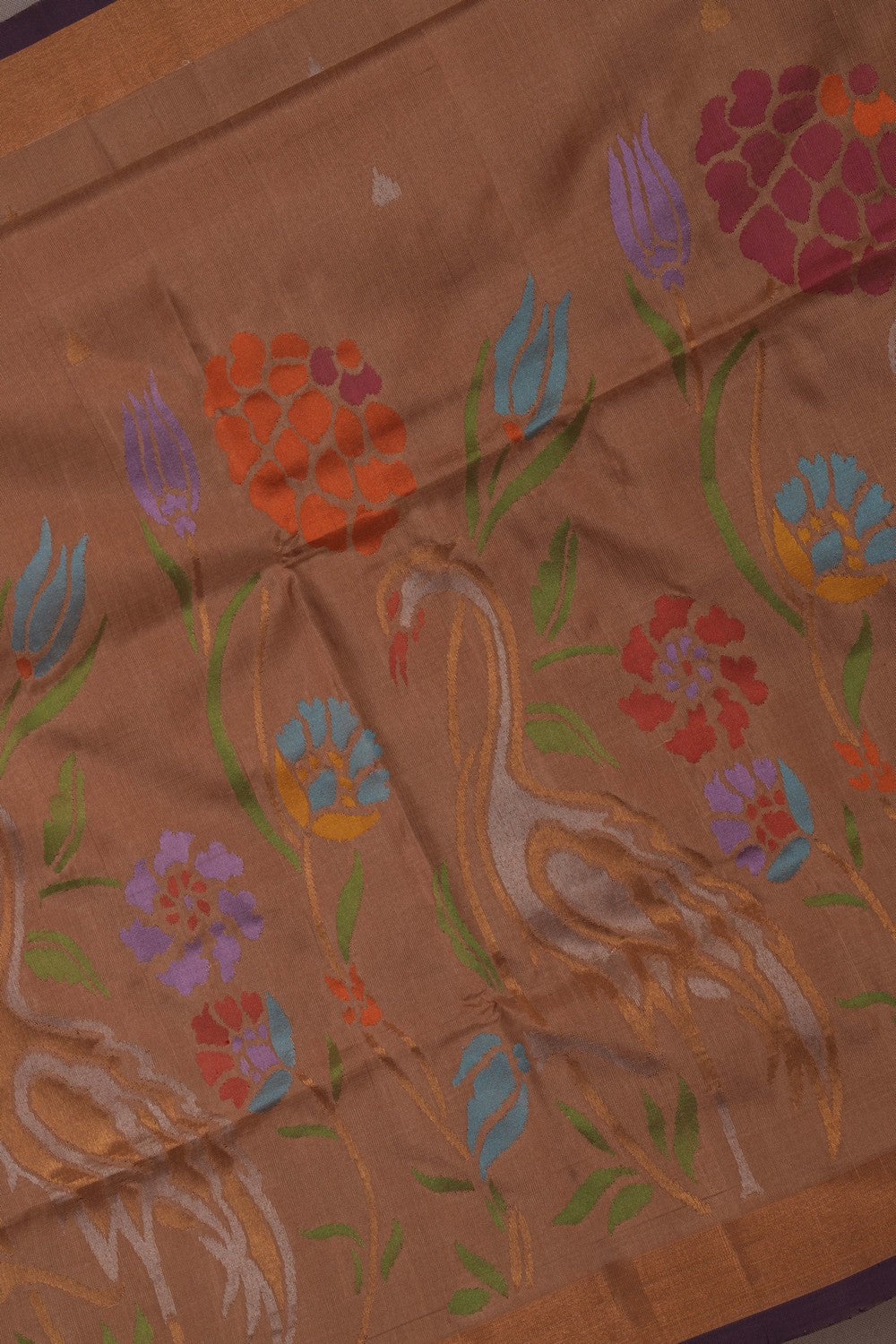 Image of Uppada Silk Beige Saree