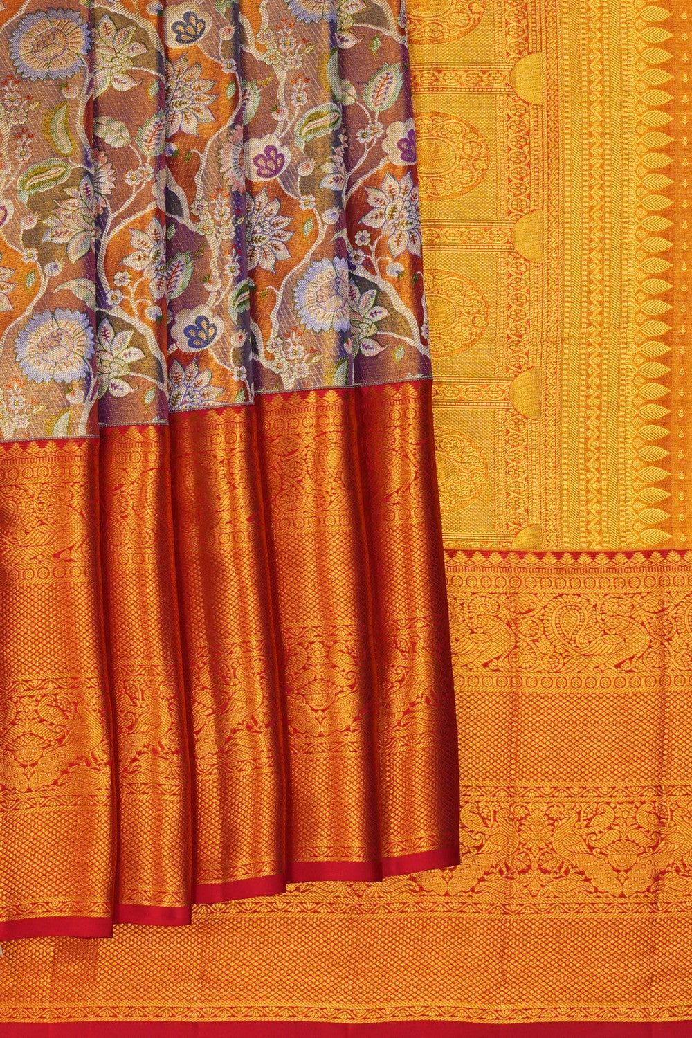 Image of Kanchipattu Rangkat Brocade Saree
