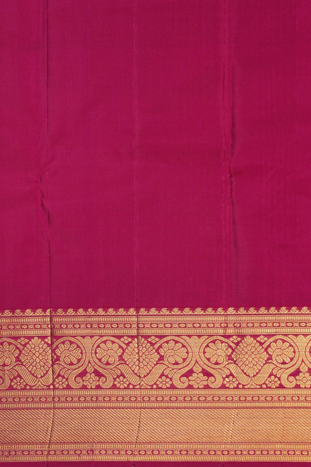 Image of Kanchi Brocade Silk Yellow Saree