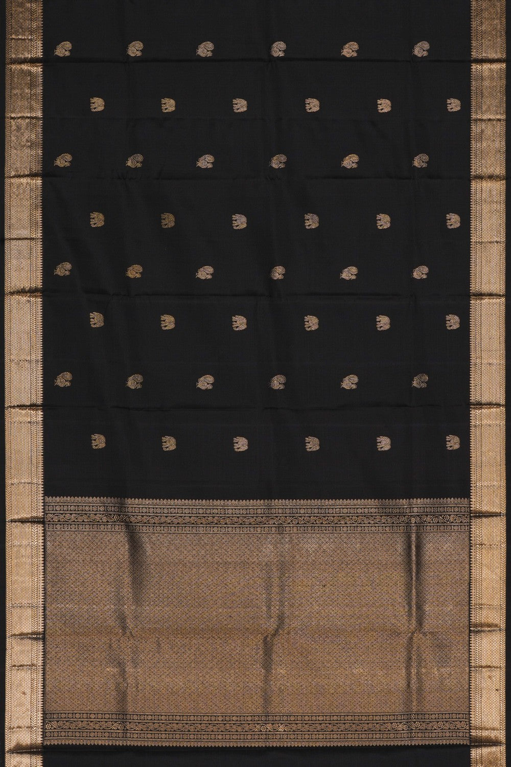 Image of Kanchi Silk Black Dupatta