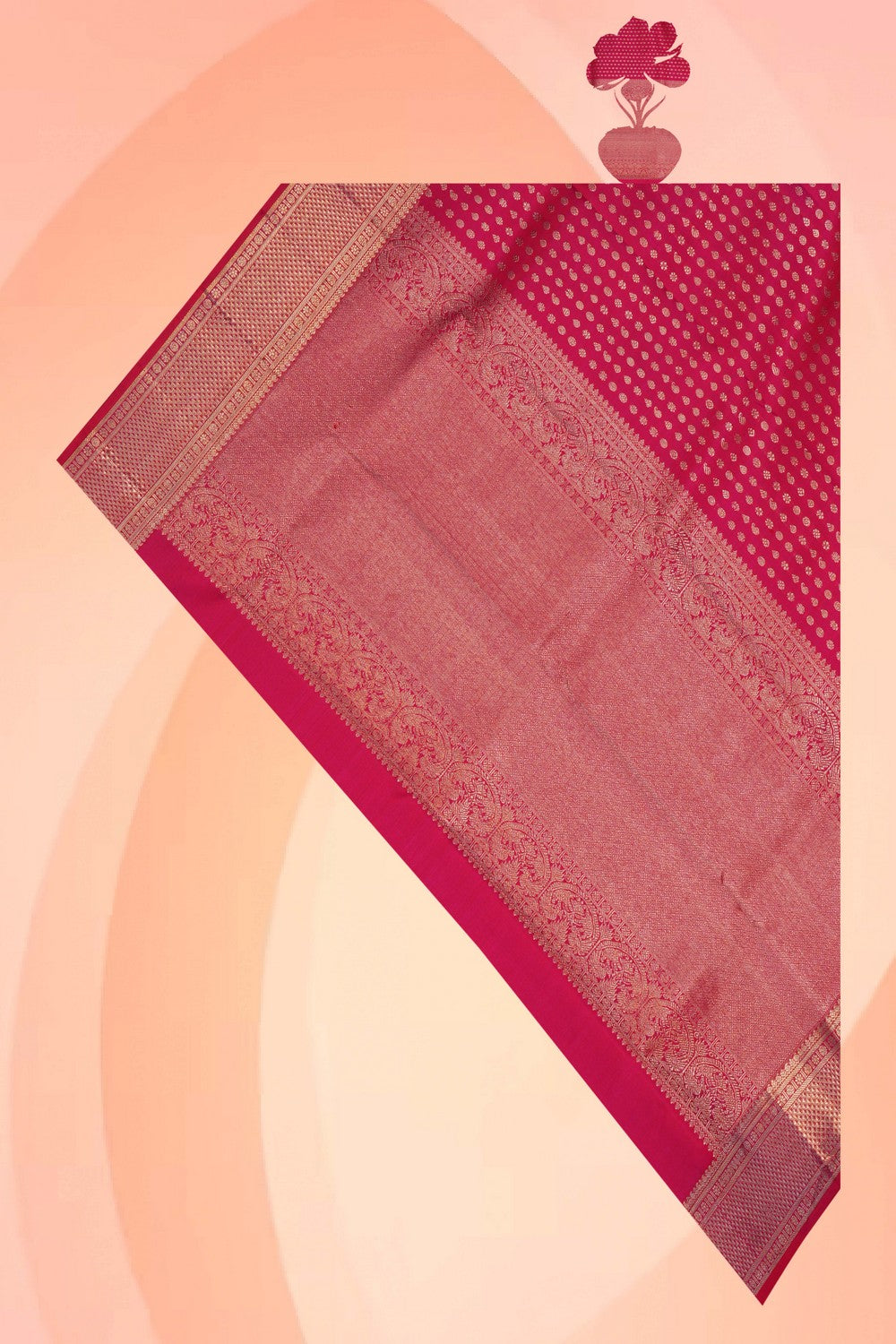Image of Kanchi Silk Pink Dupatta