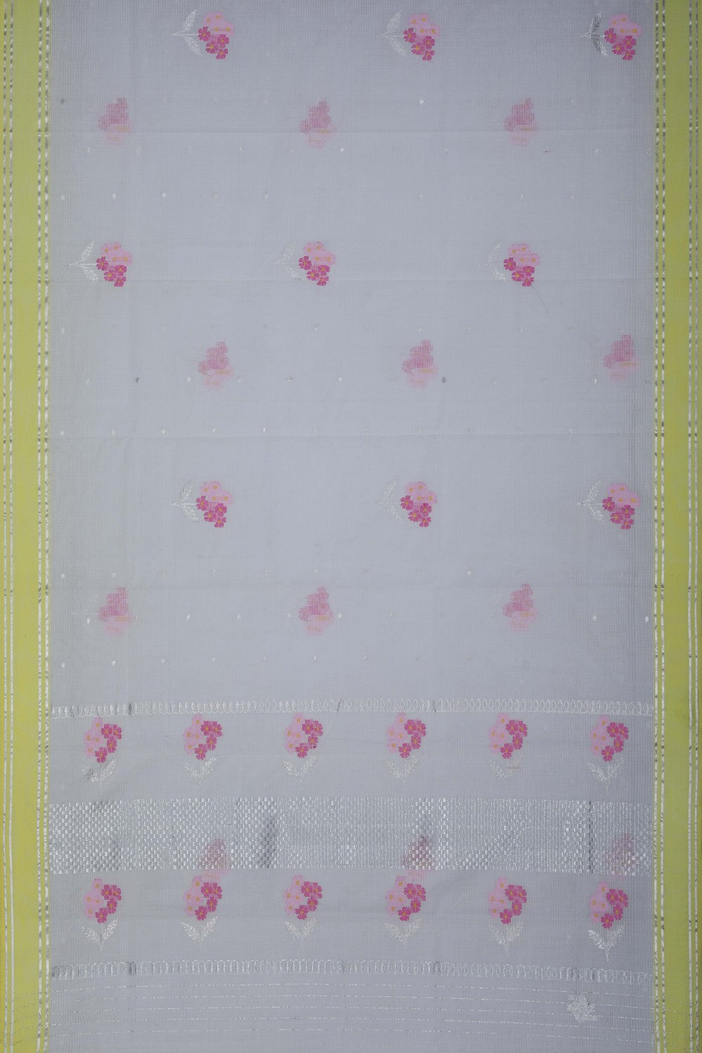Image of Kota Silk Off-White Saree