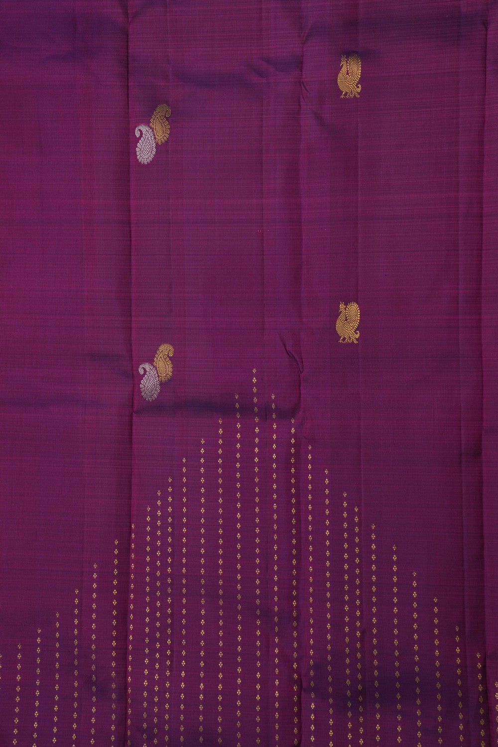 Image of South Silk Purple Saree