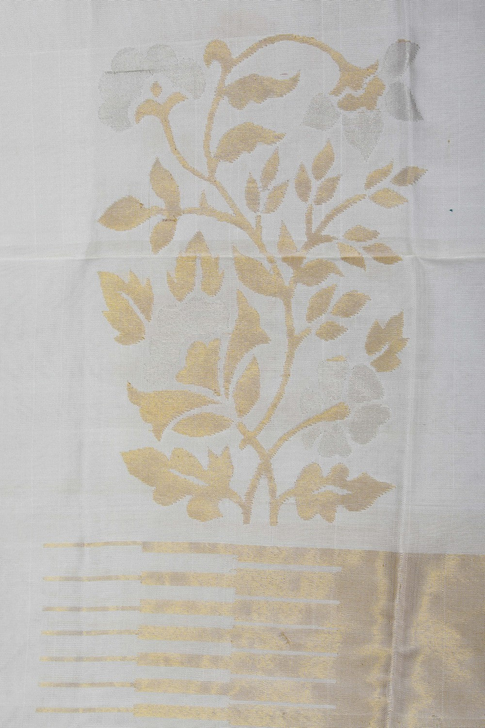 Image of Uppada Silk White Dupatta