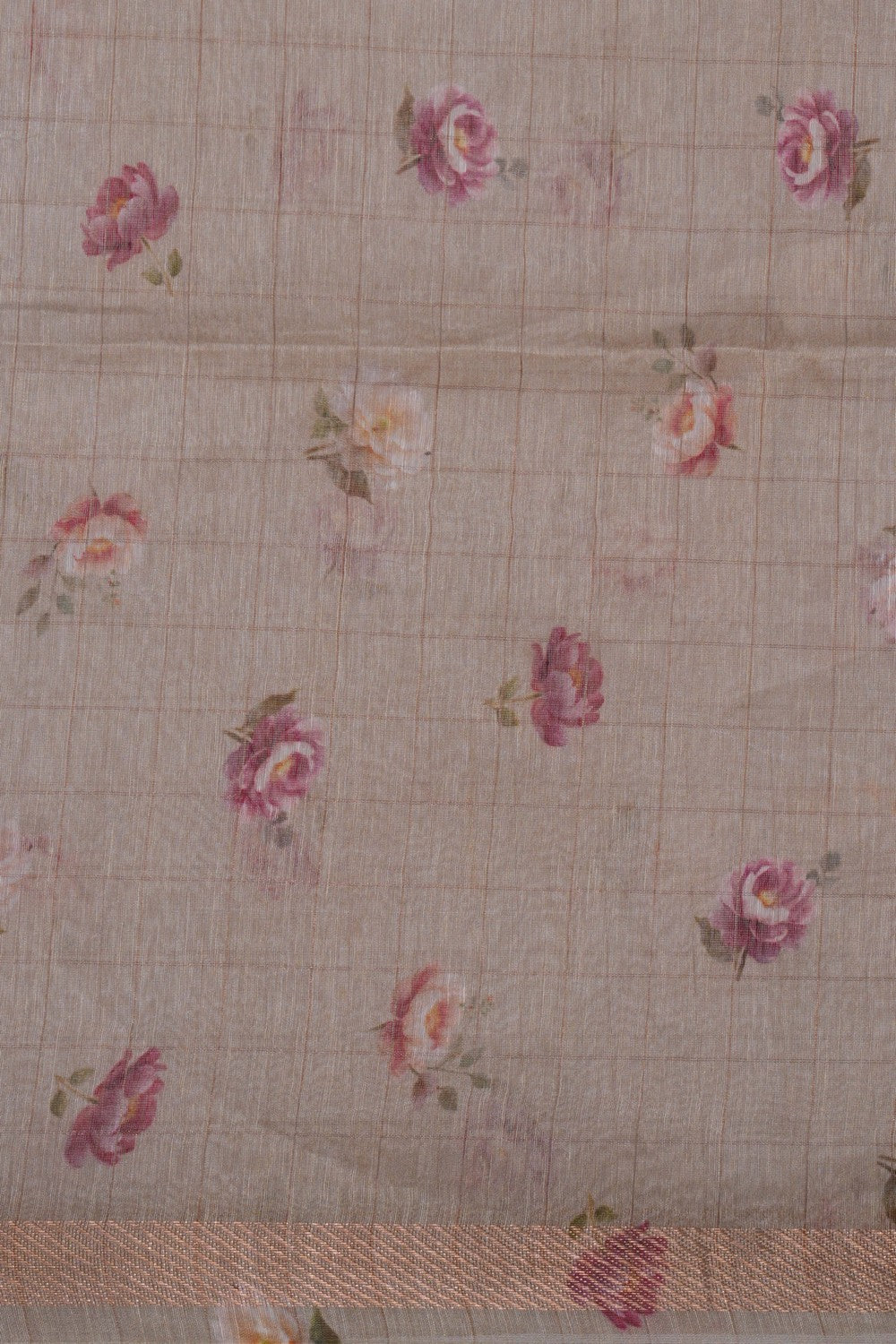 Image of A Grey Linen Saree