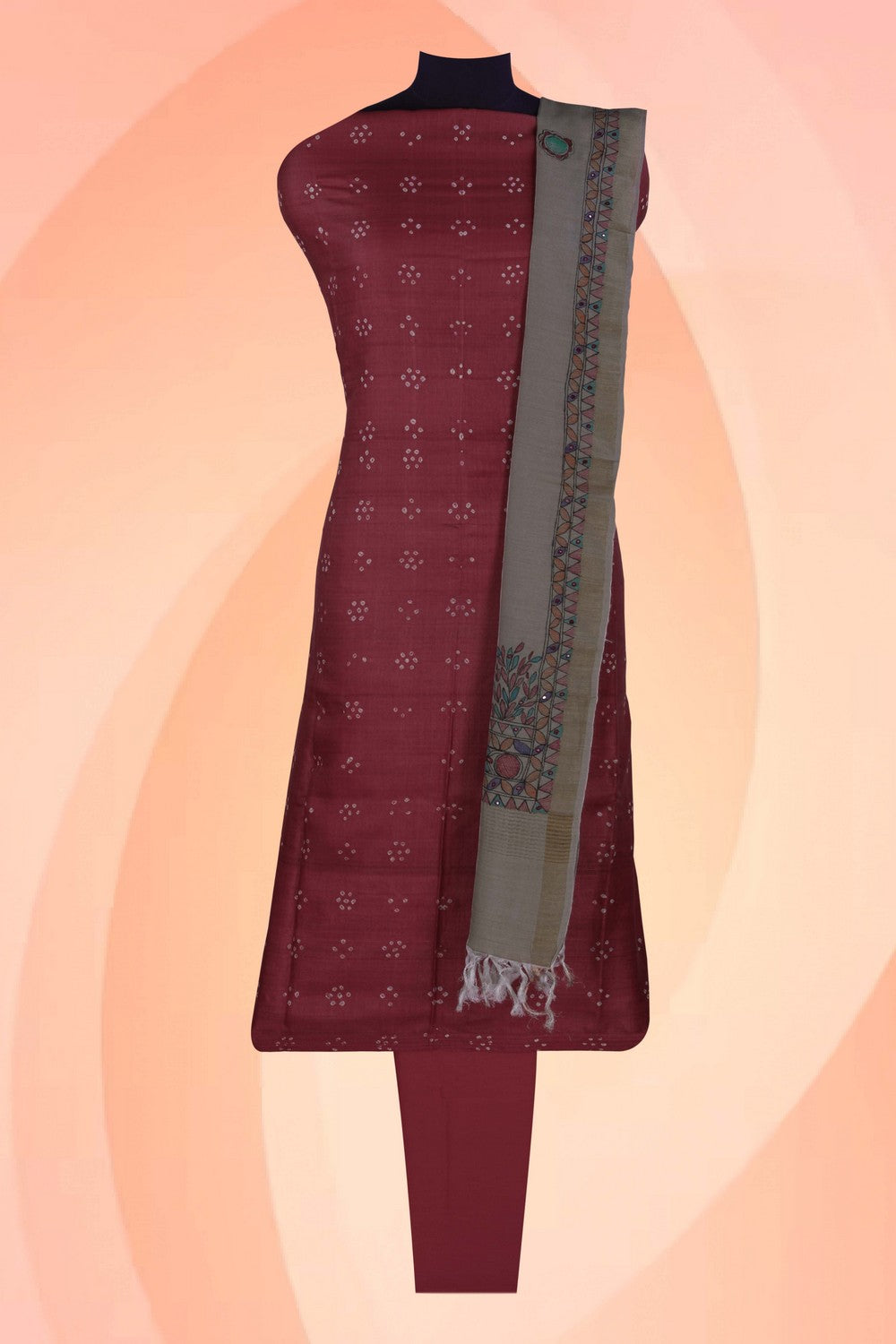 Image of Unstitched Suit Set Fabric (3 Pcs Set)