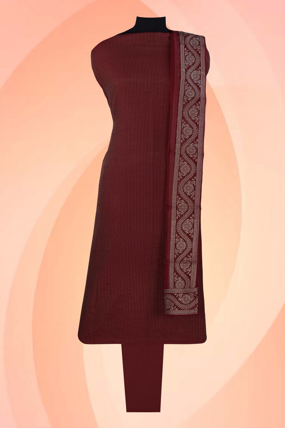 Image of Unstitched Suit Set Fabric (3 Pcs Set)