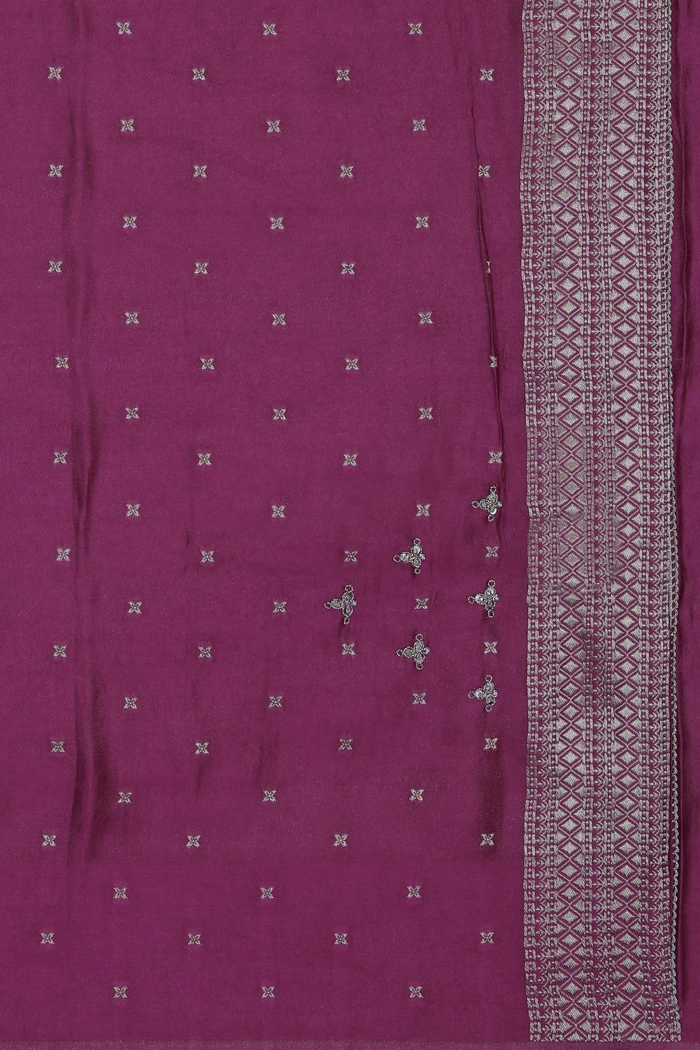 Image of Satin Silk Pink Saree