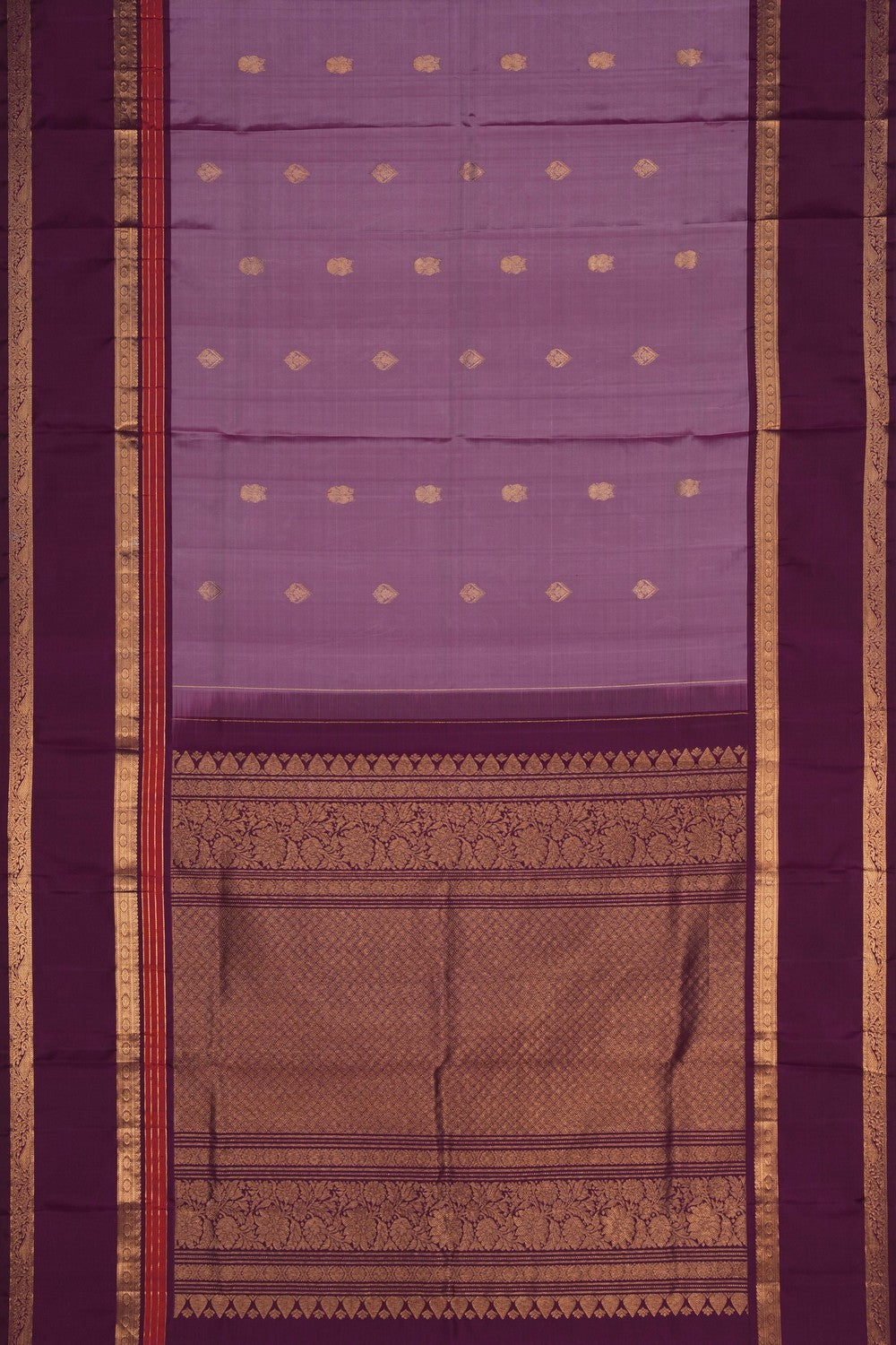 Image of Gadwal Silk Mauve Saree