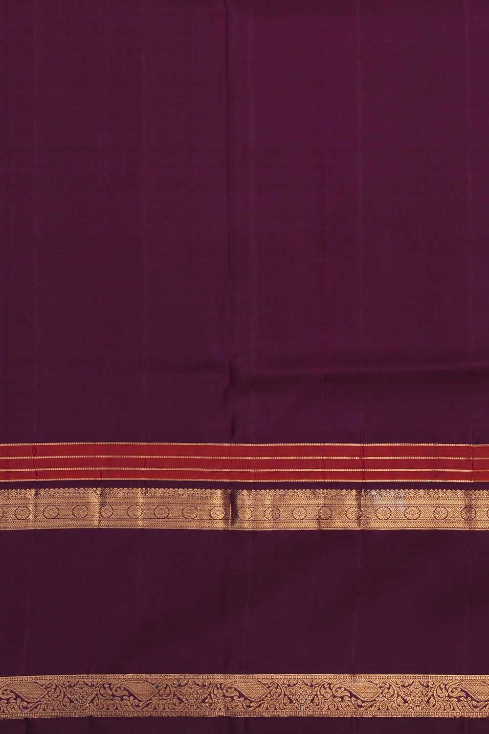 Image of Gadwal Silk Mauve Saree
