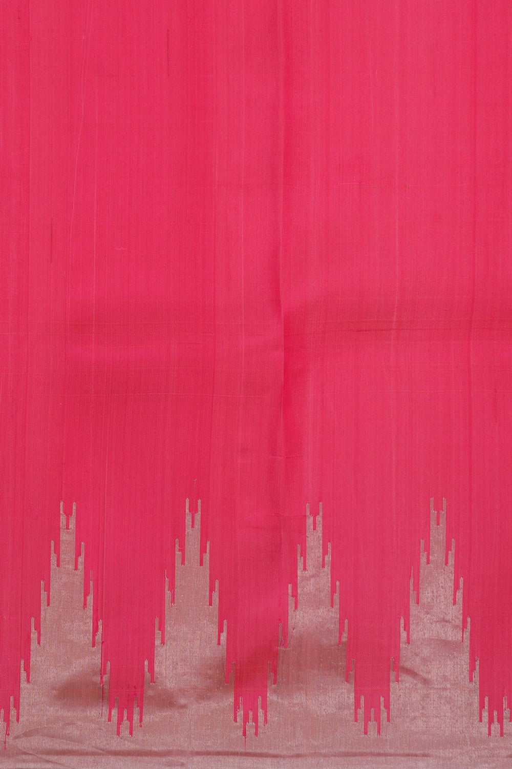 Image of Gadwal Silk Pink Saree