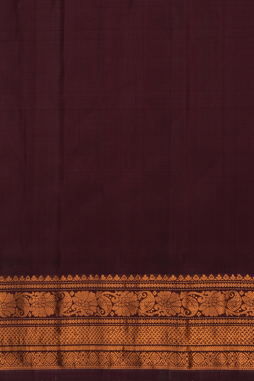 Image of Gadwal Silk Turquoise Blue Saree