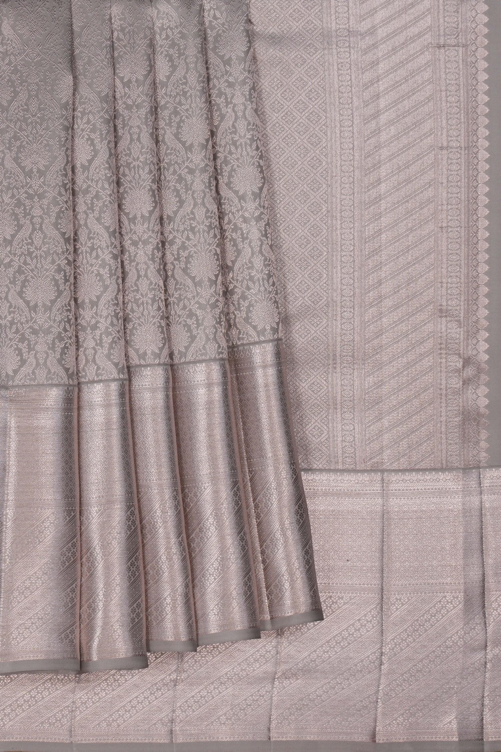 Image of A Kanchipattu Brocade Pastel Saree