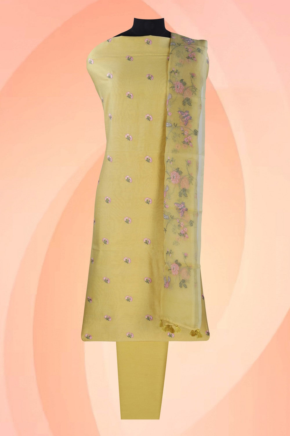 Image of Unstitched Suit Set Fabric (3 Pcs Set)