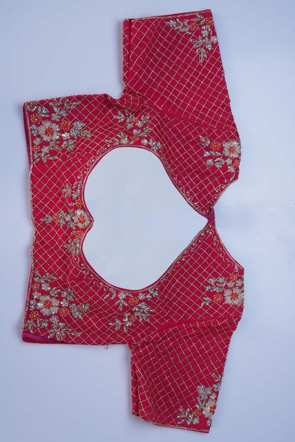 Image of A Crepe Silk Embroidery Saree