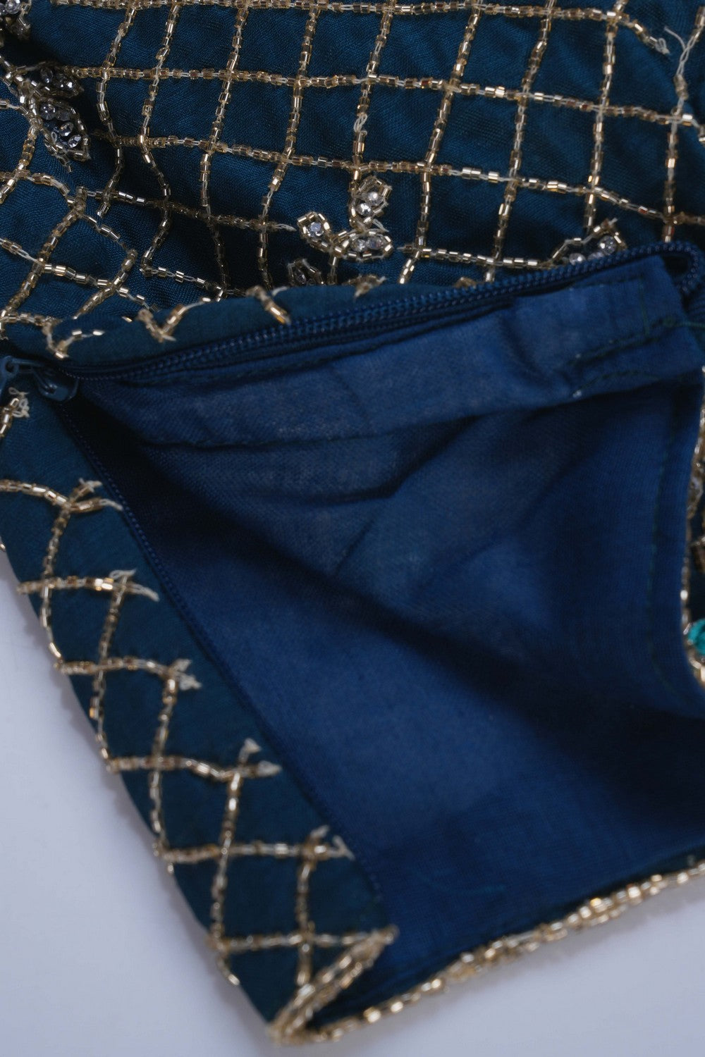 Image of A Crepe Silk Embroidery Saree