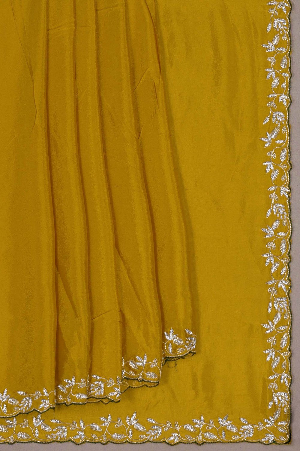 Image of A Crepe Silk Embroidery Saree
