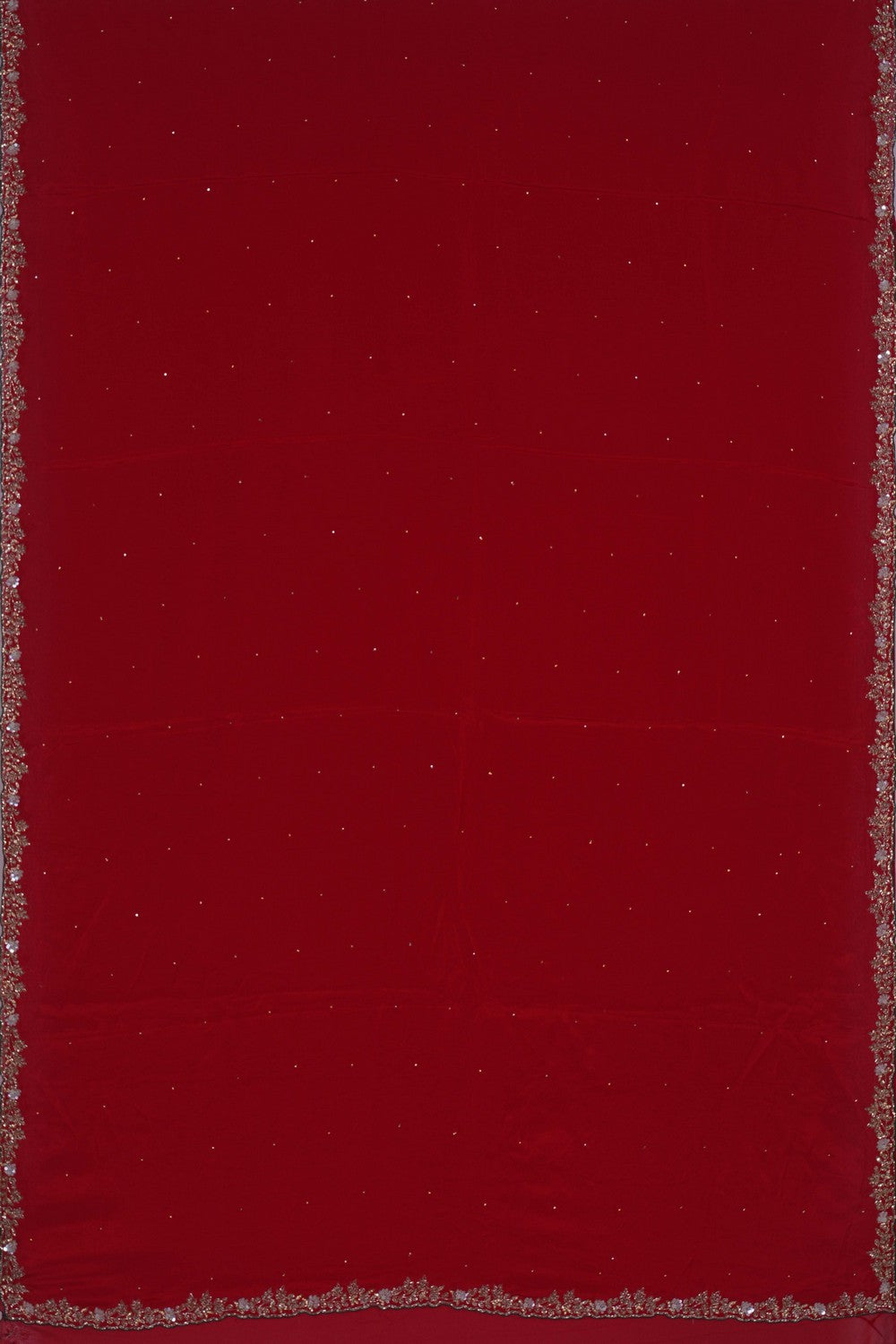 Image of A Crepe Silk Embroidery Saree