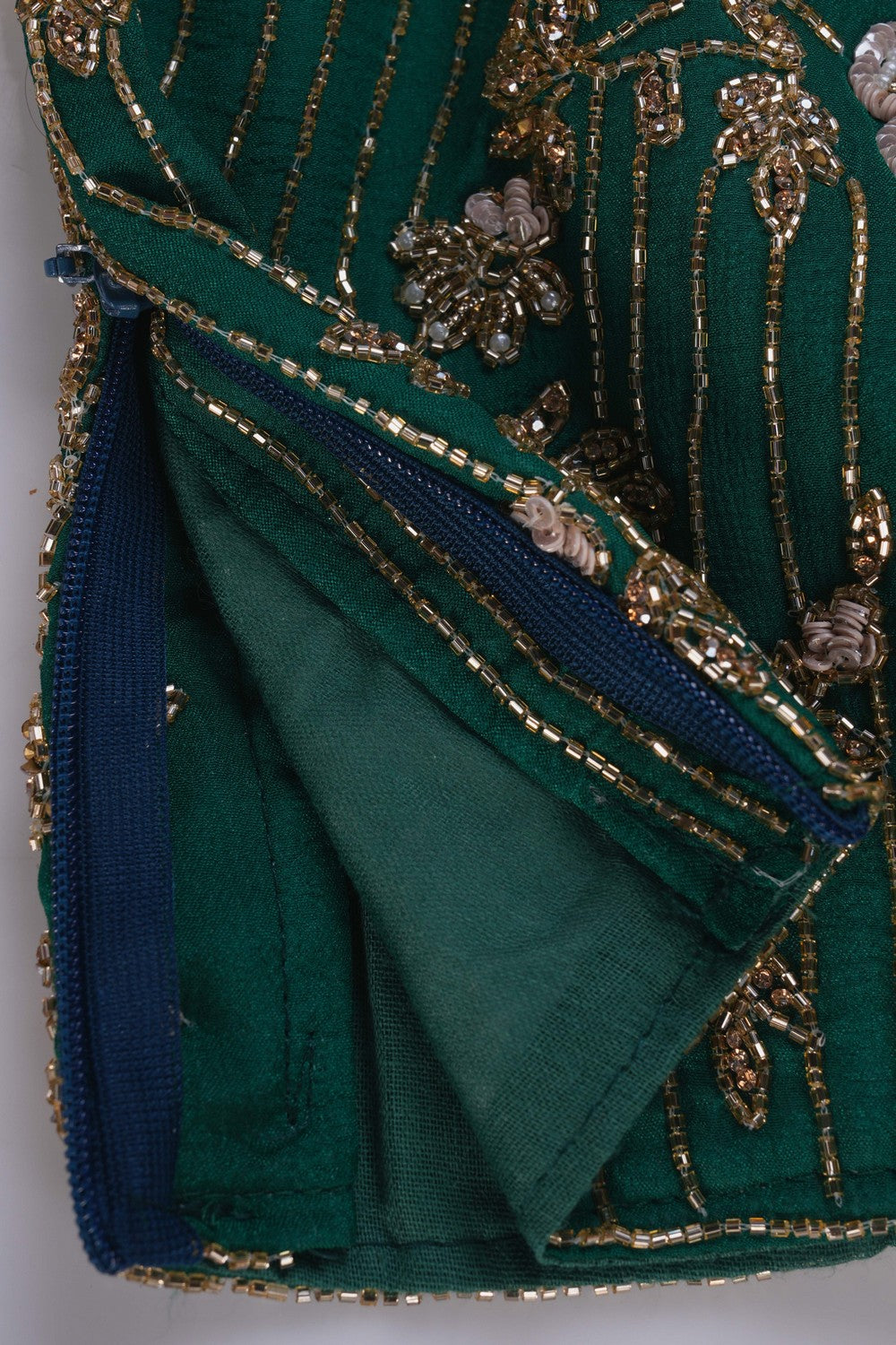Image of A Crepe Silk Embroidery Saree