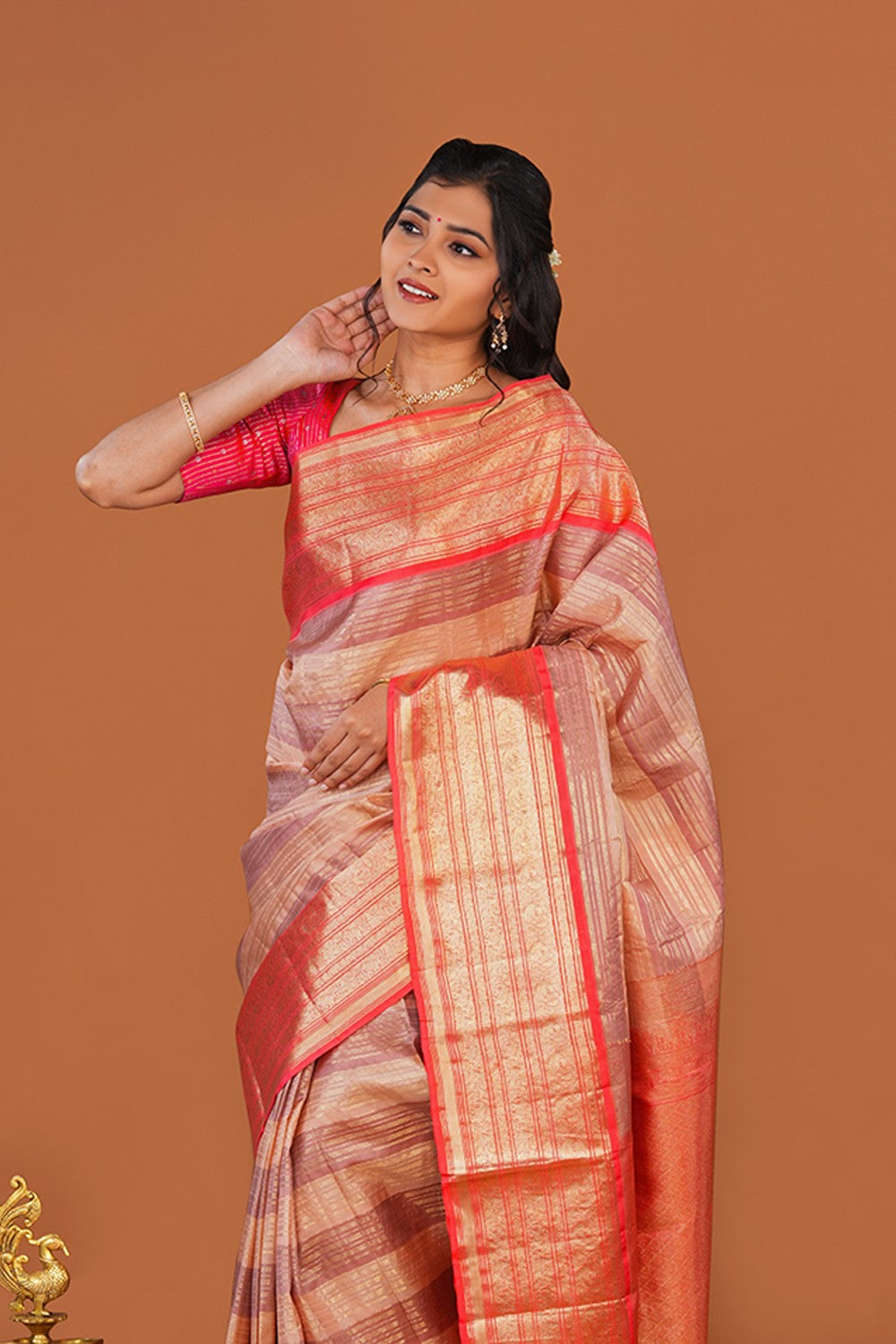 Image of South Silk Brocade Saree