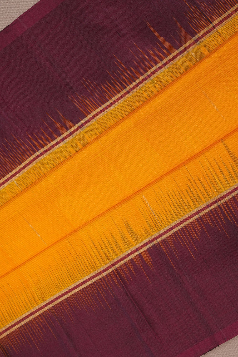 Image of South Silk Yellow Saree