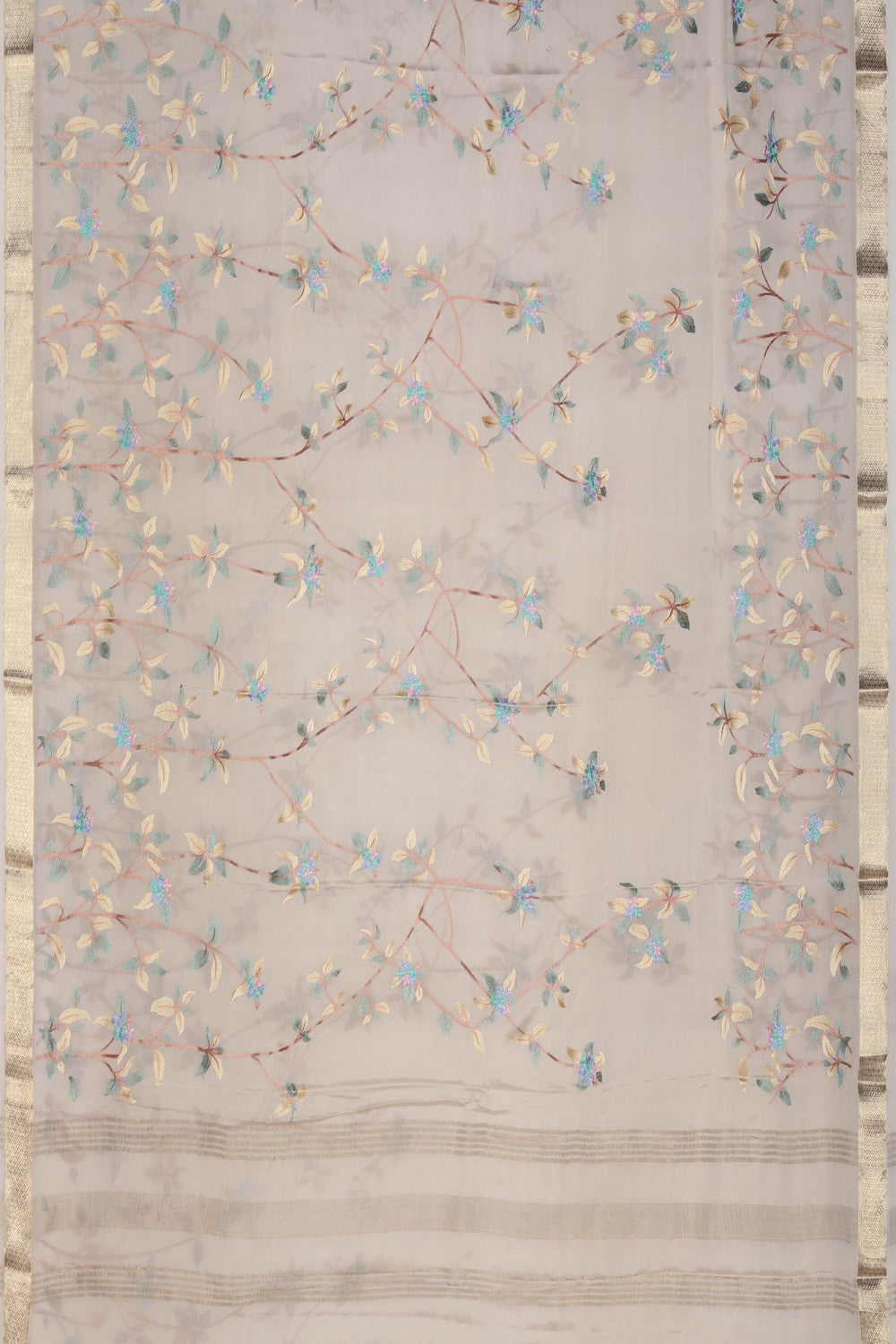 Image of A Beautiful Crepe Embroidery Saree