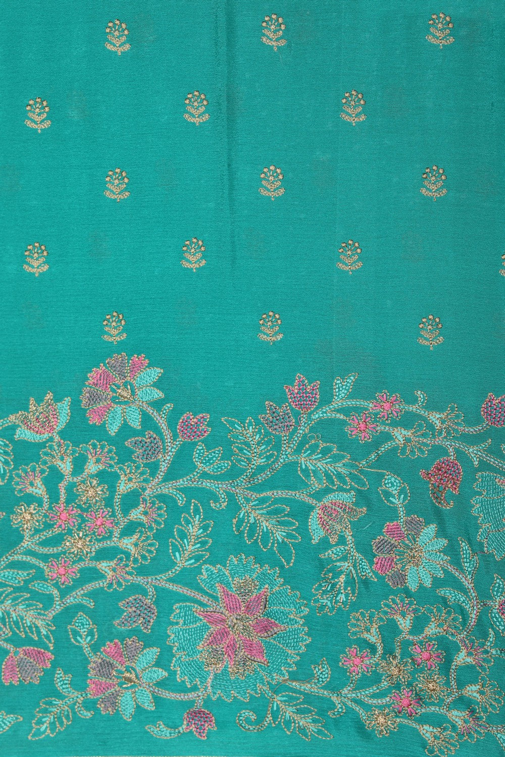 Image of A Beautiful Crepe Embroidery Saree