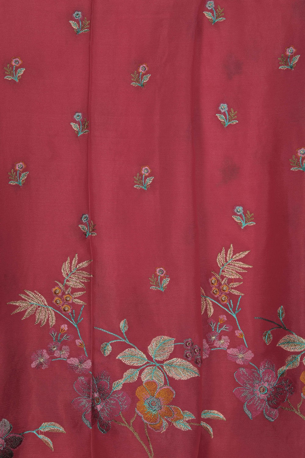 Image of A Beautiful Crepe Embroidery Saree