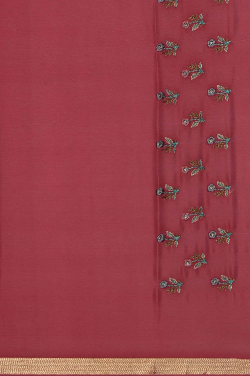 Image of A Beautiful Crepe Embroidery Saree