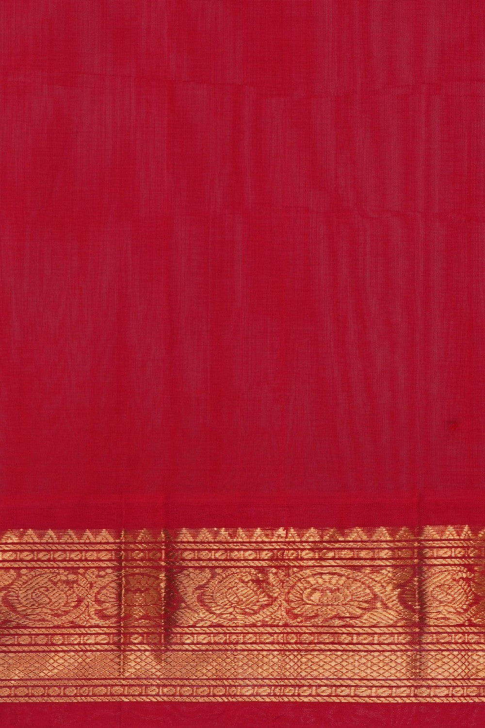Image of Gadwal Cotton Grey Saree