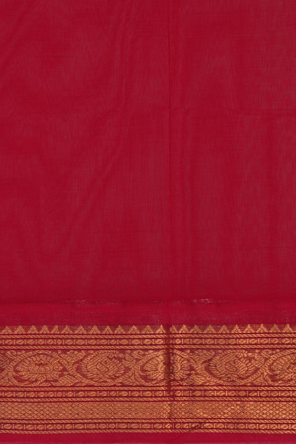 Image of Gadwal Cotton Green Saree