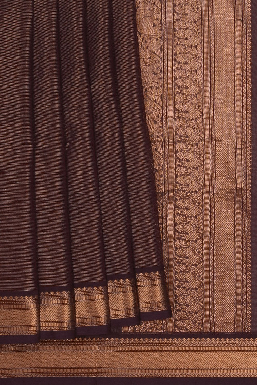 Image of Kanchi Cotton Maroon Saree