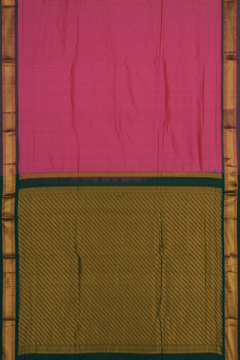 Image of Narayanpet Silk Pink Saree