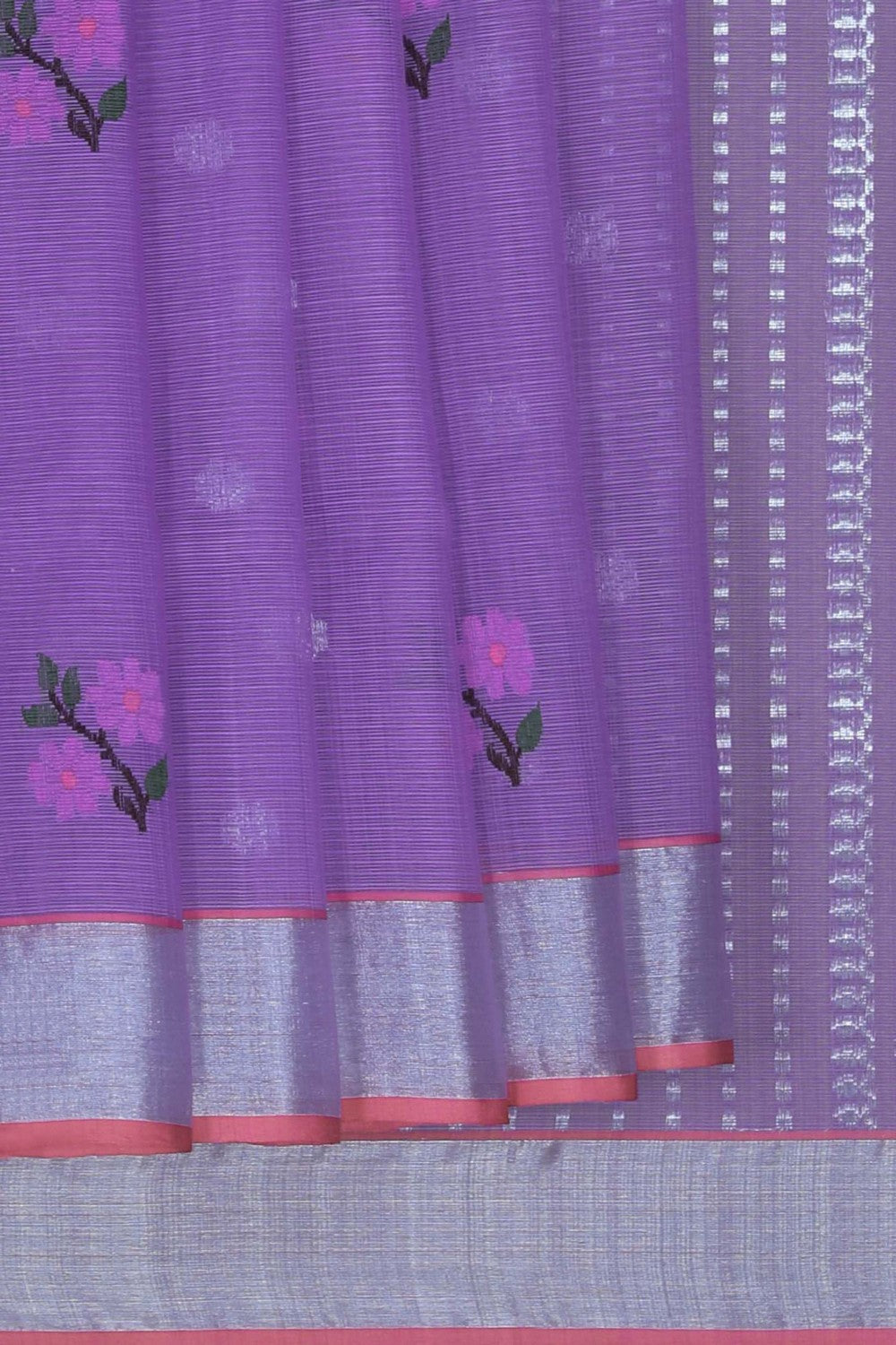 Image of Kota Silk Purple Saree